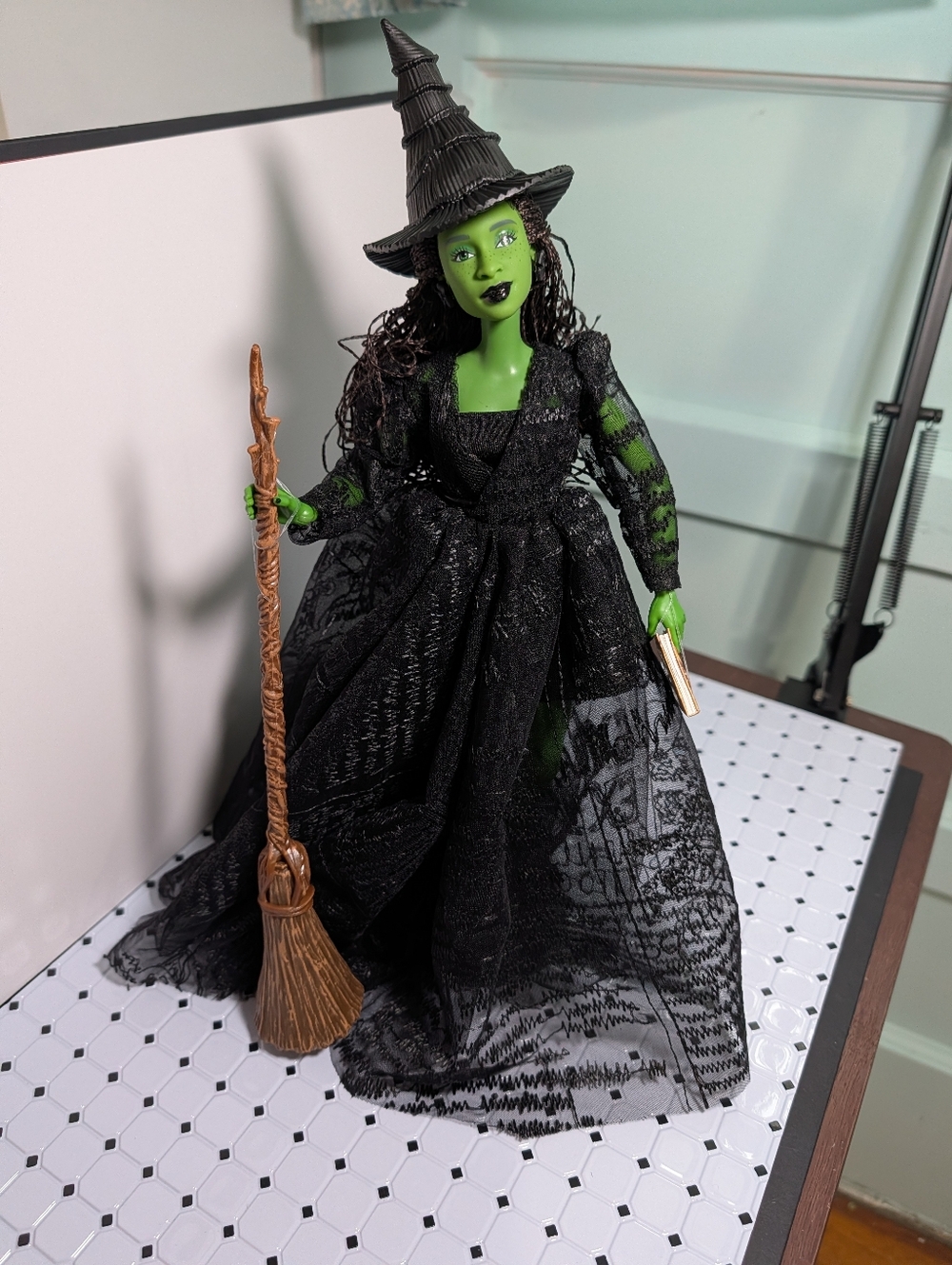 Wicked Elphaba Barbie Custom Restyle - Picture 2 of 11